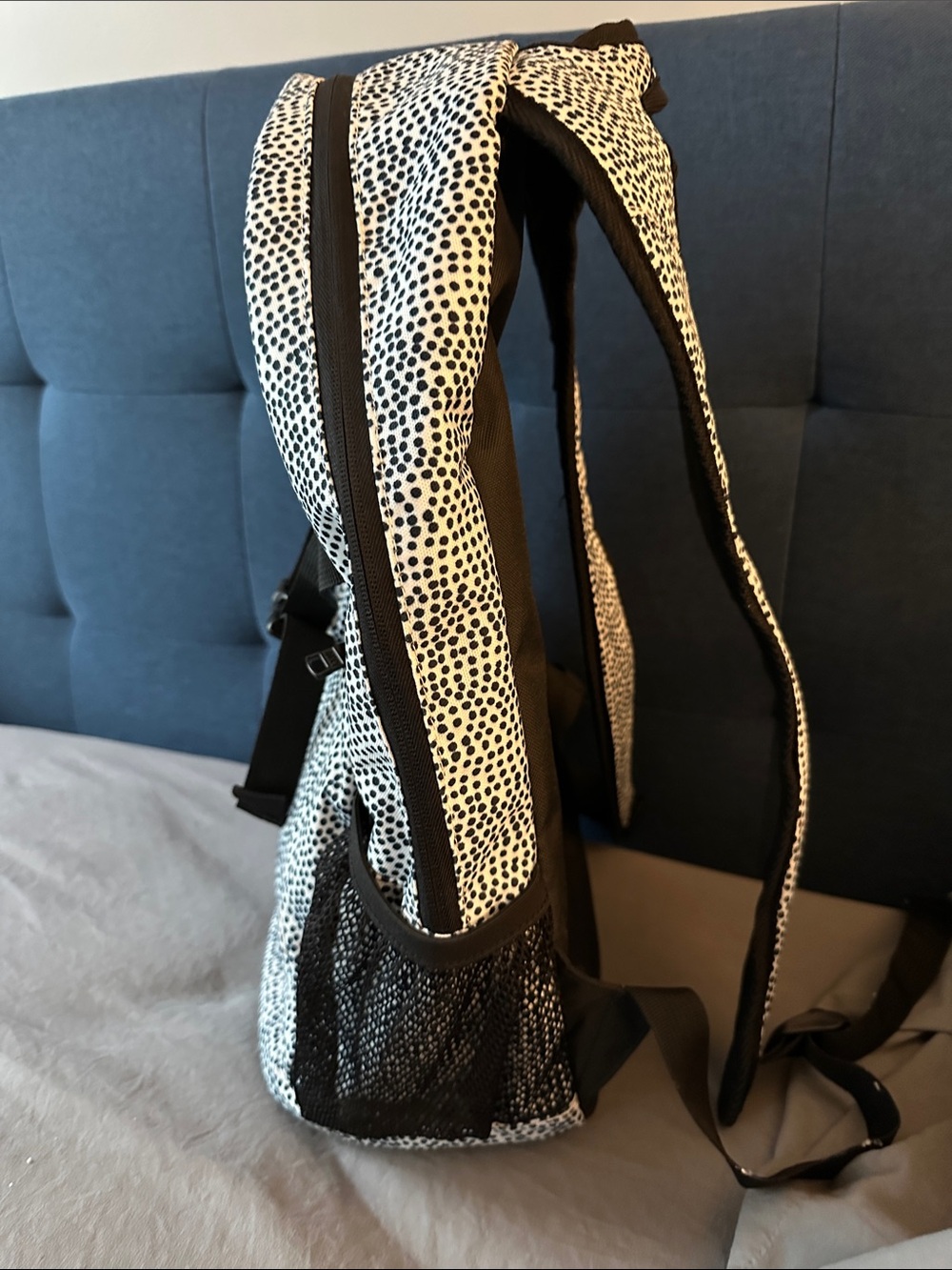 Roxy Black & White Dot Backpack - Picture 4 of 9
